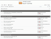 Tablet Screenshot of forum.haenlein-software.com